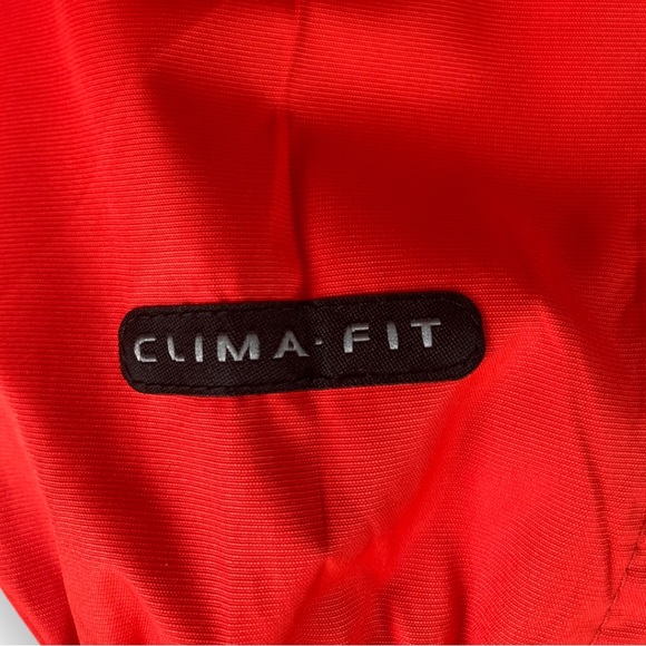Vintage Red Green Nike Y2K V-neck Clima-fit Windbreaker Pullover - Picture 6 of 9